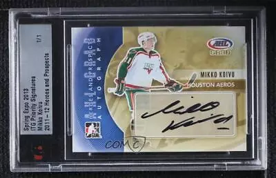 2011-12 ITG Heroes And Prospects Auto Spring Expo 2013 Mikko Koivu #A-MK Auto • $57.75