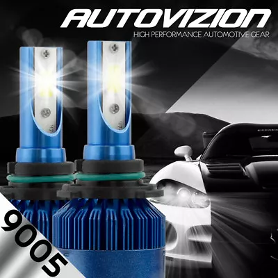 9005 CREE LED Headlight HB3 Bulbs For Chevy Silverado 1500 2500 3500 388W 6000K • $19.39