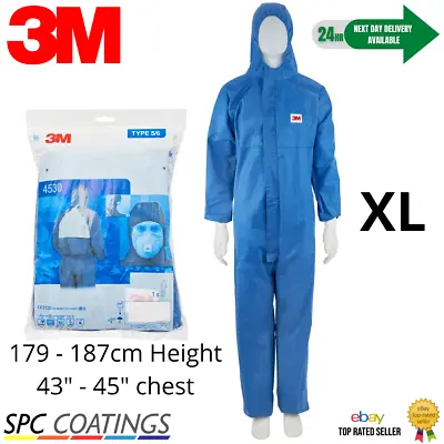 3M ™ 4530 Protective Coverall / Overall Paint Dust Type 5/6 Extra Large  • £8.29