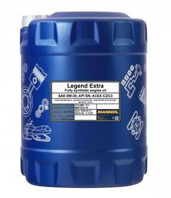 10L MANNOL 0w30 Fully Synthetic Engine Oil C2/C3 WSS-M2C950-A LL12FE MB229.51 • £44.99