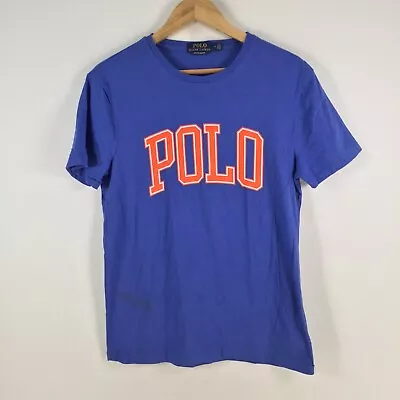 Polo Ralph Lauren Mens T Shirt Size M Slim Fit Blue Short Sleeve Crew Neck078747 • $17.95