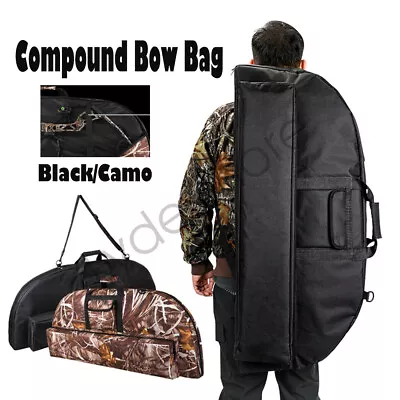 95/115cm Backpack Compound Bow Bag Canvas Hunting Archery Arrow Holder Carry Bag • $34