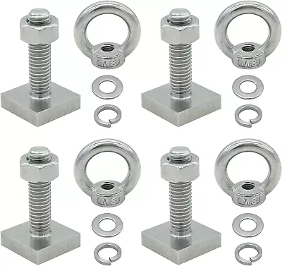 4 Count T-Bolts For Roof Rack M8 Female Thread Lifting Eye Nut With T- Bolt | 3 • $19.45