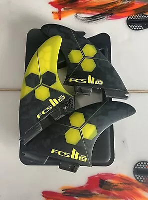 Fcs2 Fins Yellow /grey  Am2 Tri Large Size $179.95 • $105