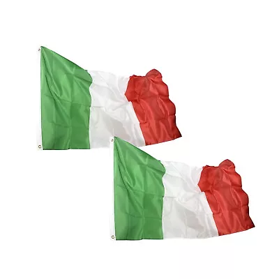 2X Italy Italian Flag 3x5 Ft IT National Symbol 90x150 Cm Banner Outdoor Garden • $20.30