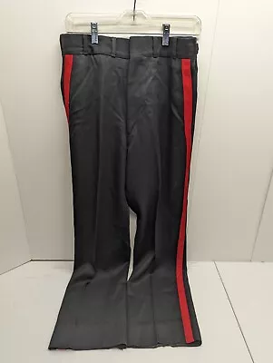 Vintage Marching Band Pants Black And Red DeMoulin Bros Size 32 • $15.96