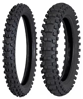 New Dunlop 70/100-19 & 90/100-16 Geomax MX34 Tire Set KX100/CRF150F/R Big Wheel • $159.22