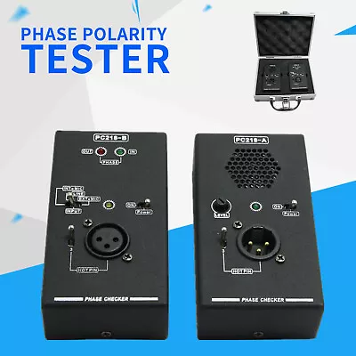 PC218 Phase Polarity Tester Checker Detector Speaker Microphone Sound Testing • $128.64