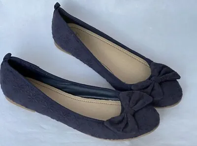 New Size Uk 4 Mantaray Navy Dolly Shoes 4 • New Without Tags • £6.25