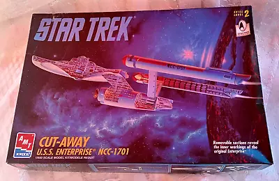 AMT Star Trek Constitution Class Cut-away Enterprise NCC-1701 1/650 Model Kit • $42