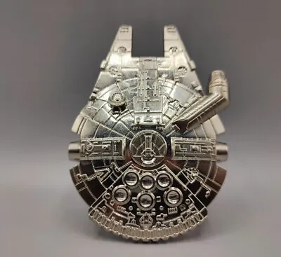 Disney Star Wars Millennium Falcon Movie Chrome Lucasfilm Metal Belt Buckle  • $34.99