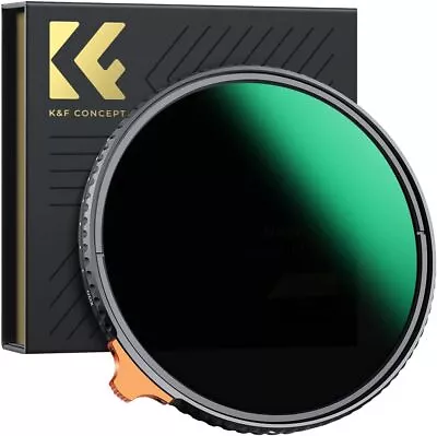 K&F Concept 52-67mm Variable ND Lens Filter ND2-ND400 (9 Stops) With Putter AU • $116.99