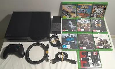 Xbox One Console 1TB 1x Controllers 10x Games Bundle AUS PAL Genuine Black • $234.99