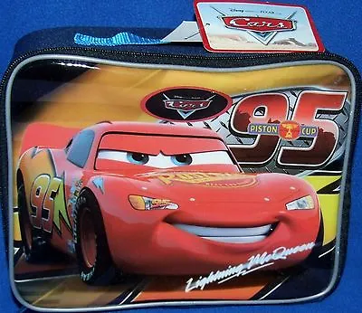 Disney Pixar CARS Movie Lightning McQueen INSULATED Lunch Bag New Box 10 X 8 X 4 • $34.99
