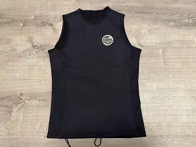 RIP CURL Mens Aggrolite 1.5mm Sleeveless Neoprene Wetsuit Vest Top Size M Black  • $29.90