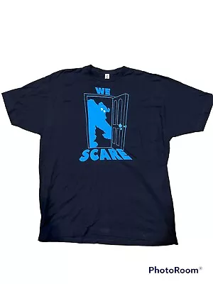 DISNEY PIXAR MONSTERS INC SULLY 2XL “We Scare” Black T-Shirt • $9.99