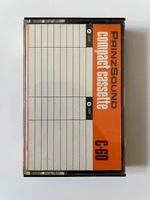 Used Blank Cassette Tapes / Vintage Tape Home Taping / Prinzsound C-60 (Orange) • £3.87