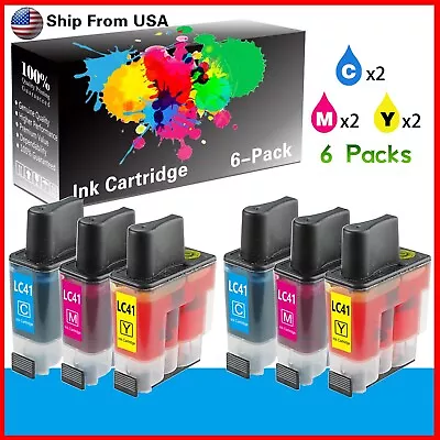 6PK LC41 LC41XXL Ink Cartridge For MFC 5440CN Printer • $9.99