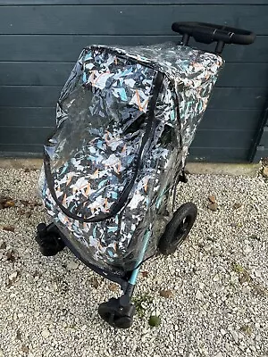 Silver Cross Micralite FastFold Pushchair Stroller Footmuff And Raincover • £120