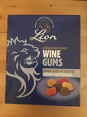 Lion Wine Gums - Original Hard Gums - Old Fashioned Retro Sweets - Pick & Mix • £13.99