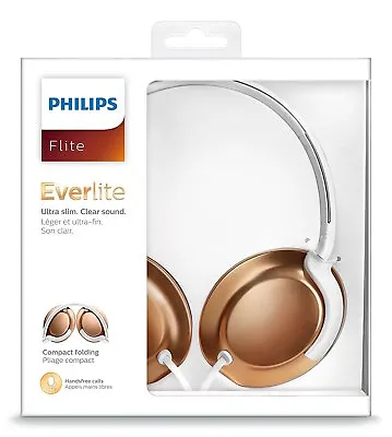 $32.33 • Buy PHILIPS Earphones Headphones + MIC Line Remote WIRED Headset 3.5mm ZOOM TEAMS