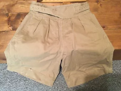 WW2 / Post British Tropical Drill Shorts . 32  Waist . • £13.05