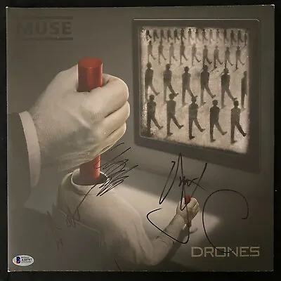 Muse Matt Bellamy Autographed Signed Drones Record Album Beckett Authenticated • $600