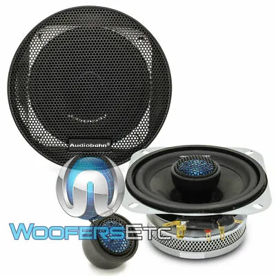 $49.99 • Buy Audiobahn As40q 4  80w Rms 2way Neodymium Tweeters Coaxial Car Speakers Pair New