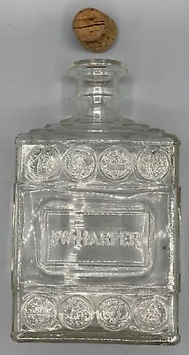 Vintage Glass Decanter With Stopper I W HARPER WHISKEY Bottle • $19.99