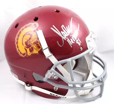Marcus Allen Autographed USC Trojans F/S Schutt Helmet W/ Heisman- JSA W *Silver • $189