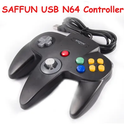 USB N64 Controller Joystick Nintendo 64 Gamepad For PC Mac Laptop Raspberry Pi • $11.93