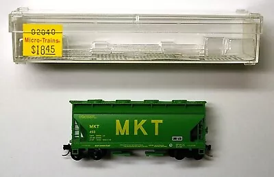 MTL Micro-Trains 92040 Missouri Kansas Texas MKT 450 2 Bay Covered Hopper • $18