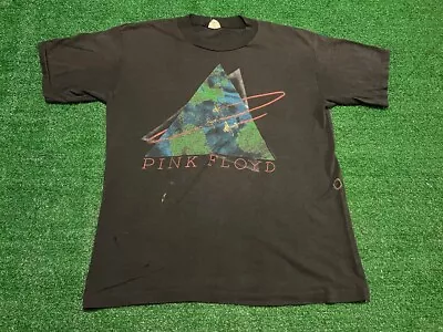 Vintage 80s Pink Floyd Momentary Lapse Band T Shirt Size L World Tour 88 • $59.50