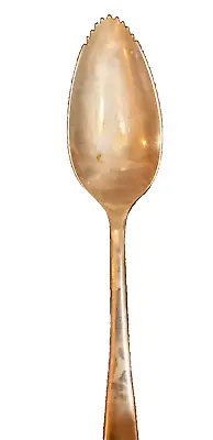 EPNS A1 Sheffield England Silver Plated Grapefruit Spoon Serrated Tip Spoon 5  • $3