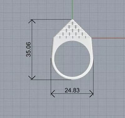 Pyramid Ring Wax Patterns For Lost Wax Casting Jewelry • £8