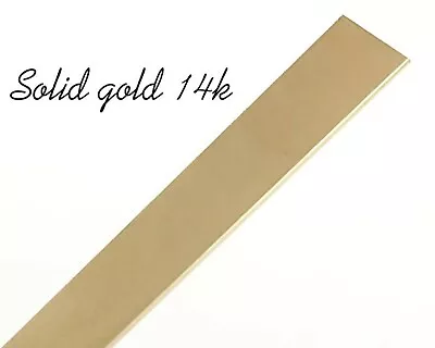 14K Sheet Metal Strip Blanks Jewelry Making Yellow Rose White Gold 32g-12g • $705.41