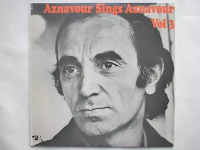 Charles Aznavour Aznavour Sings Aznavour Vol 3 LP Barclay 80472 NM/NM 1972 Aznav • £14.95