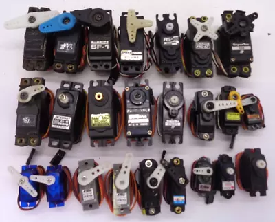 Servos Job Lot Of 24 Standard Mini & Micro Sizes Eflite Tower Pro Jr Emax Eflite • £5.50