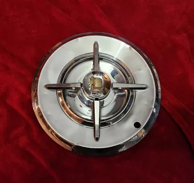 $49 • Buy 1957 Dodge Lancer 14  Hubcap Four Bar Spinner Wheel Cover 
