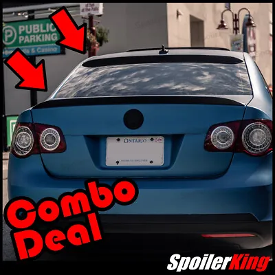 Spoilerking Rear Duckbill & Window Spoiler (Fits: VW Jetta 2006-2010) 284G/284R • $149.25