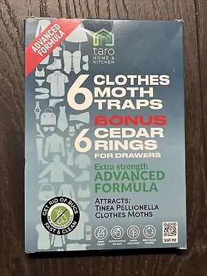 Clothes Moth Traps With Pheromones And Free Cedar Blocks Moth Repellent • $16.99