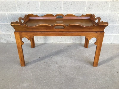 $695 • Buy Ej Victor Chippendale Style Butler Table - Coffee Table