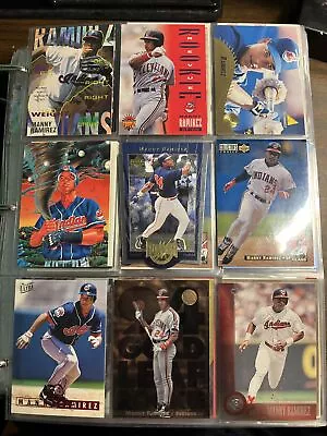 9 Card Lot Manny Ramirez Indians Red Sox Dodgers Rays  Combined Shipping AL24 • $2.99