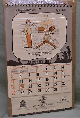  Winchester Gun Show  Calendar Of 1986 Full Pad Shrink Wrapped • $39.95