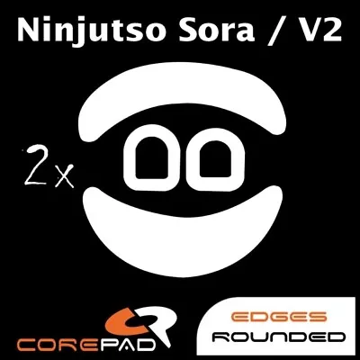 Corepad Skatez Ninjutso Sora V1 V2 (Large Size) Replacement Mouse Feet Teflon • $12.99