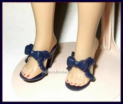 Tonner Authorized Blue LITTLE MISS REVLON High Heels SHOES Fit Jill • $15.99