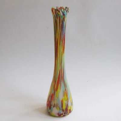 Murano Vase Confetti Glass Handmade Venezia • $15