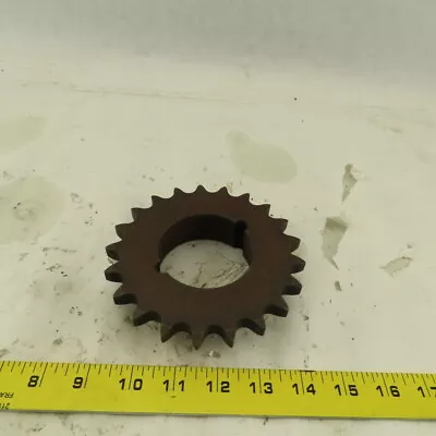 60BTB21H 2012 Single Roller 21 Tooth  #60 Chain Sprocket Bushed Bore • $20.77