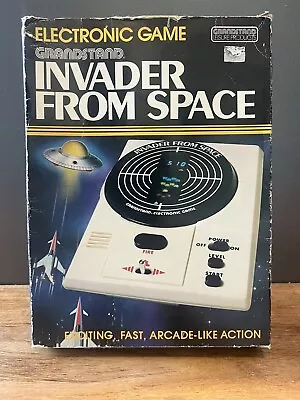 Grandstand Invader From Space Electronic Game With Box & Manual. Tested. • $29.99