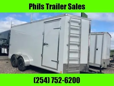 2024 Cell Tech NEW 7X16 V-NOSE ENCLOSED TRAILER CARGO TRAILERS CO 16.00 • $13500